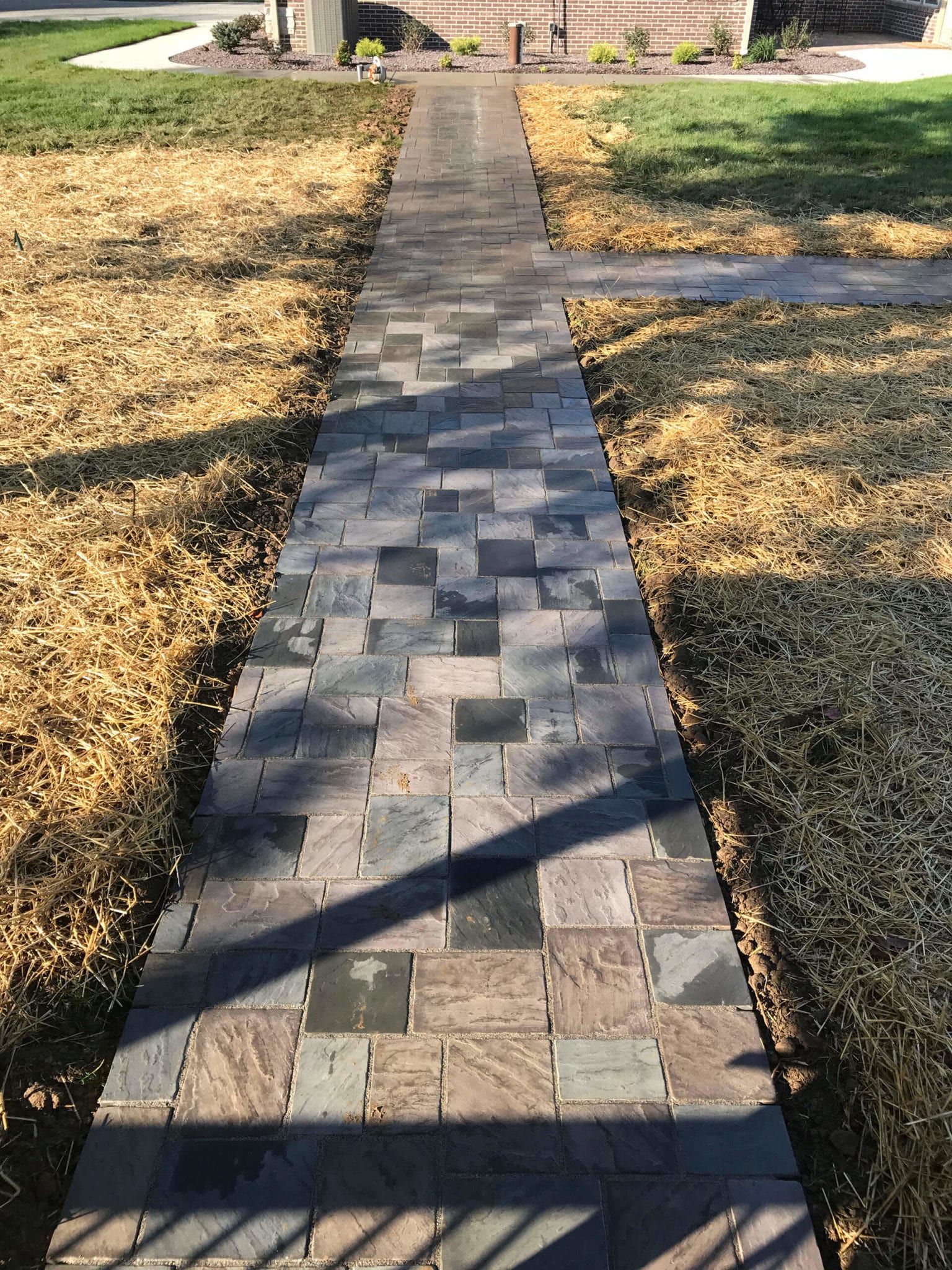 flagstone pathway Cape Girardeau, MO Project