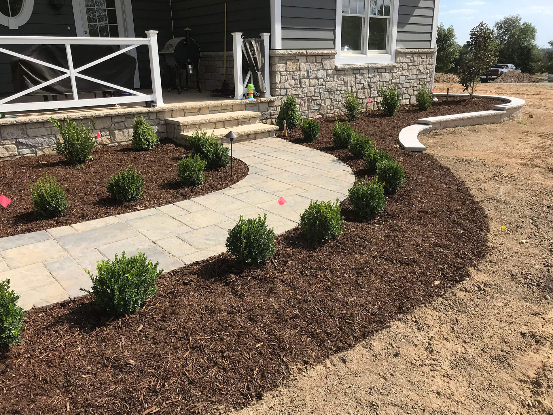 boxwood planting Dexter, MO Project