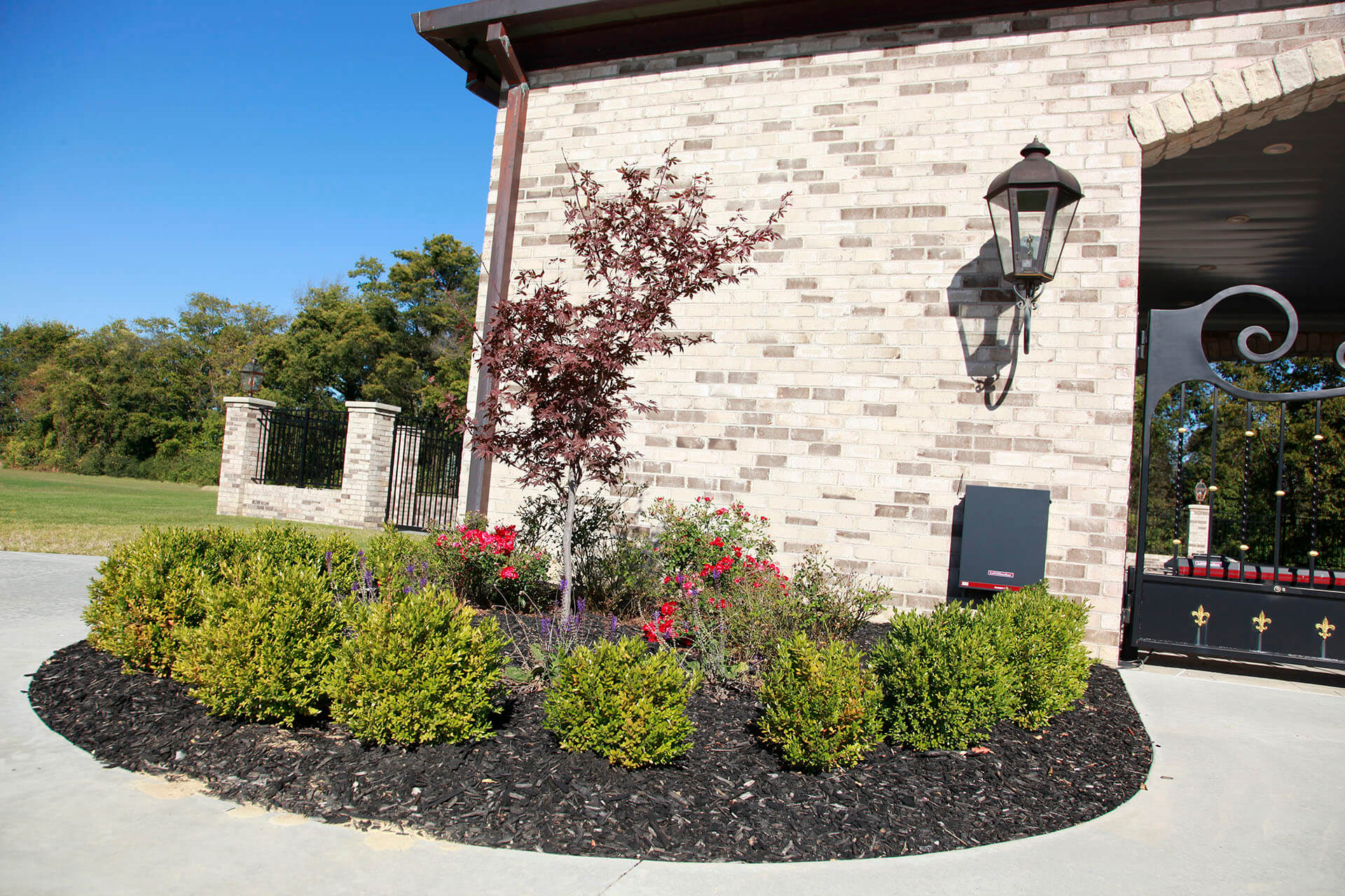 shrubbery and turf landscaping Sikeston, MO Project