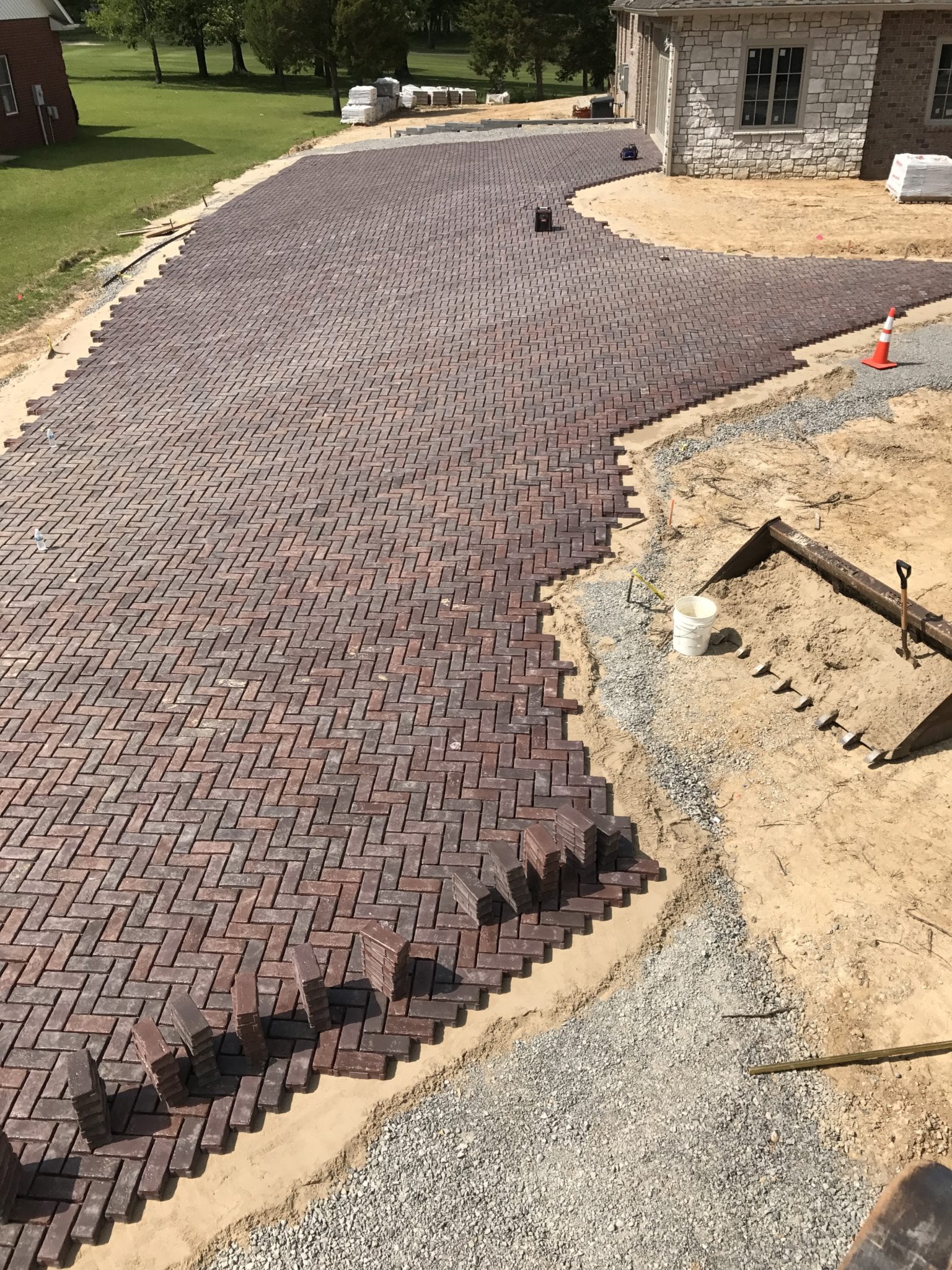 stone driveway for a home in Poplar Bluff, MO
